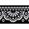 Stick & Style - Mendhi Border - 1 roll, 7in x 5yds (6in design) self-adhesive plastic on roll